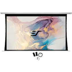 Elite Screens Saker Tab Tension AcousticPro UHD (120", 16:9), Leinwand, Weiss