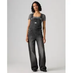 Levi's für Damen. 000UG-0006 Baggy Latzhose schwarz (XS), Lässig, Baumwolle, Denim