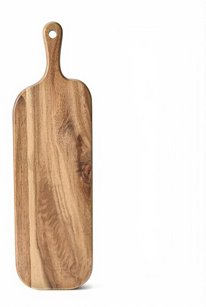 Dripio Acacia snijplank met handgreep, B/D/H: 41 x 12 x 1,5 cm