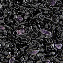 Terralith Edelsteinteppich WAND Amethyst / Nero für 1 qm