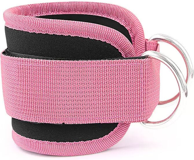 INF Sangles de cheville pour machines à câbles - Pack de 2 Rose