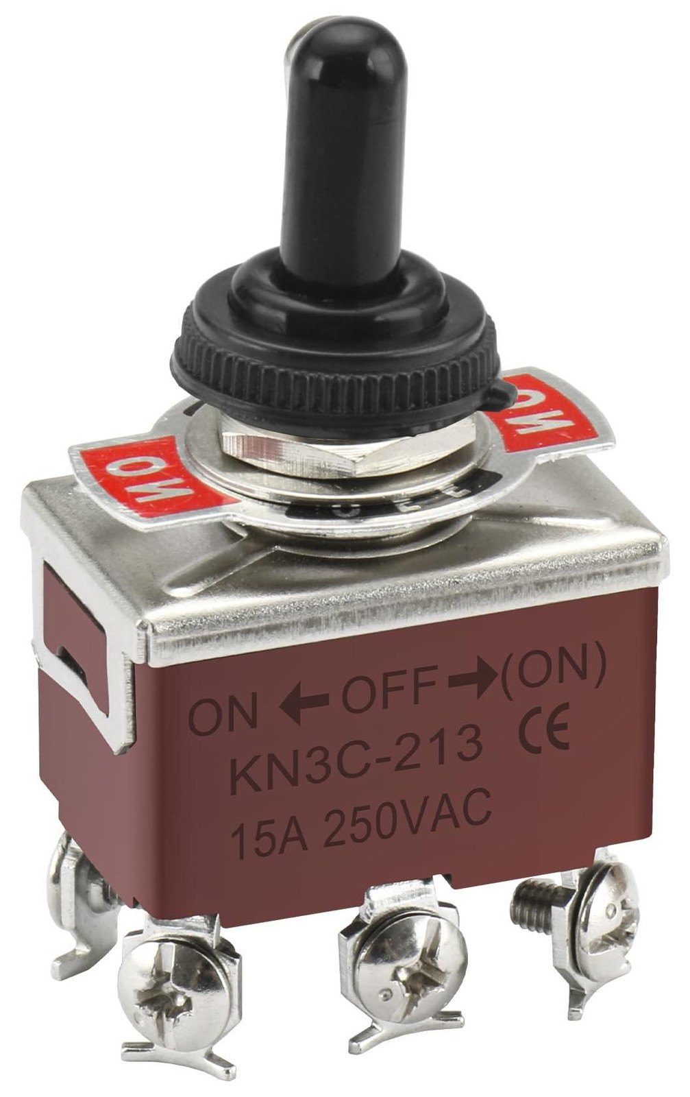 Dripio DPDT-schakelaar AAN/UIT/AAN, 15 A, 250 V AC, waterdicht