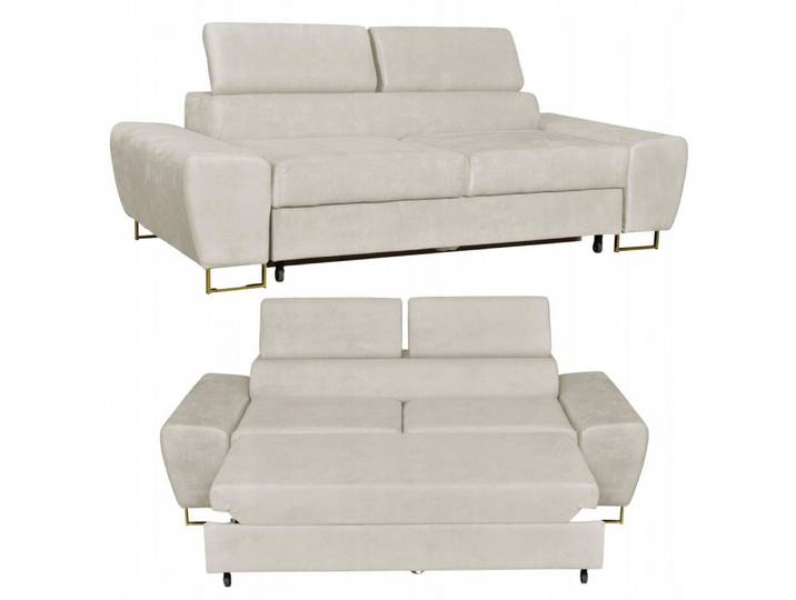 Family Meble Sofa Family Meble Bosso 2-Sitzer-Schlafsofa mit verstellbaren Kopfstützen B, 1 Teile