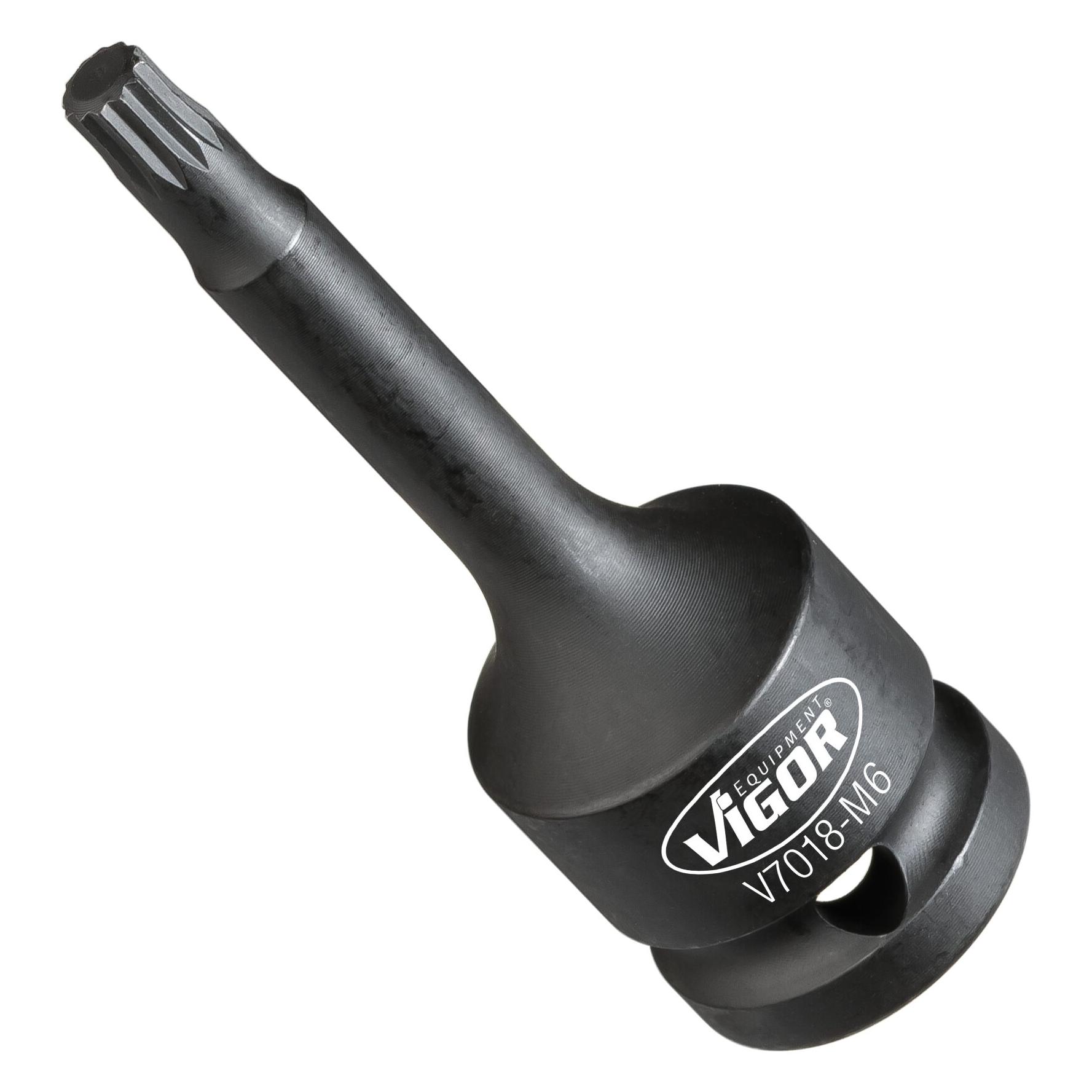 Vigor 1/2" INNENVIELZAHN-SCHLAGSCH.EINSATZ M6 (V7018-M6)