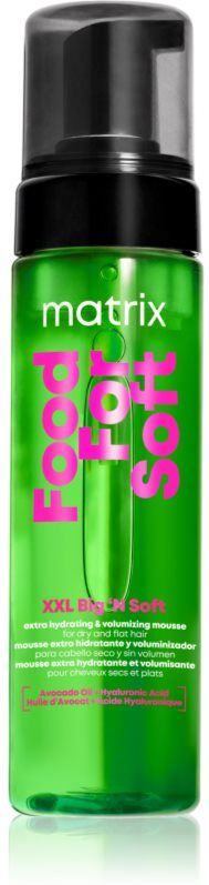 Matrix Food For Soft XXL Big 'N Soft Extra Volumizing Hydrating Mousse mousse hydratante pour un volume extra 200 ml