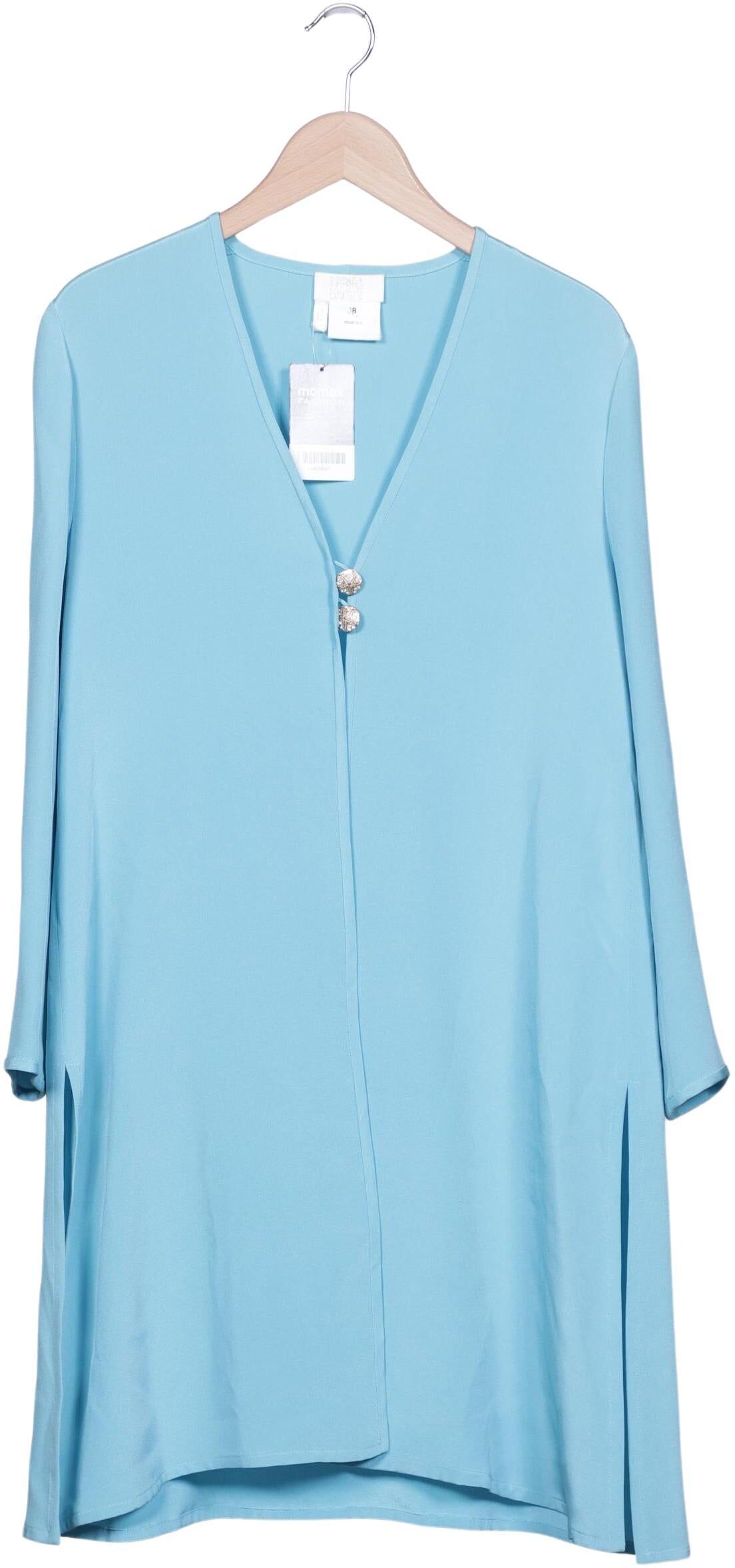 Escada Damen Mantel, Hellblau, Gr. EU 38, Seide - Second Hand