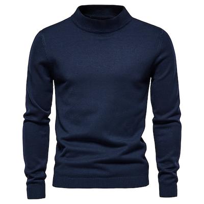 Neue Winter Rollkragen dicke Herren Pullover lässig Rollkragen einfarbig Qualität warm schlank Rollkragen Pullover Pullover Männer