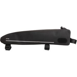 Zefal Fahrrad-Rahmentasche Z-Adventure T3, schwarz, 2 Liter, Oberrohrtasche, reflektierend, 2 Fächer, wasserdicht