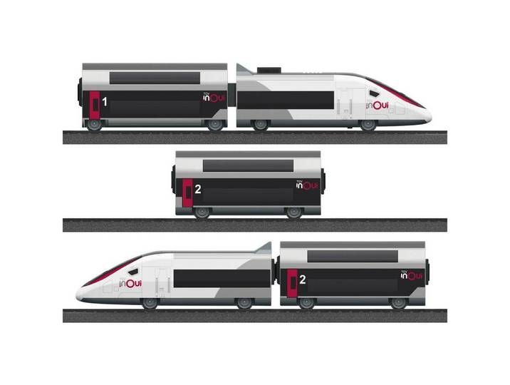 Märklin Spielzeug-Eisenbahn my world - Startpackung TGV Duplex 029406