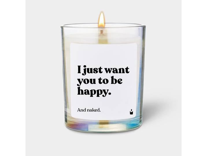 Duftkerze Rainbow Woody I just want you to be happy. And naked.