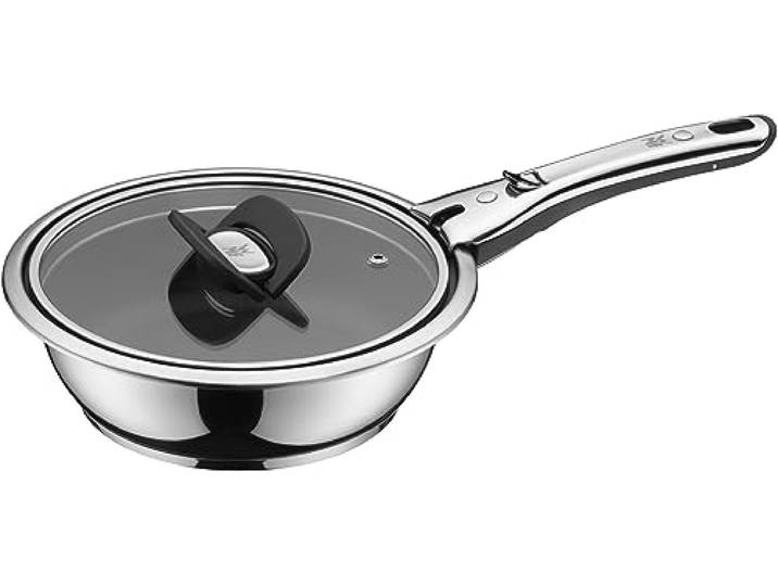 WMF Click&Serve Bratpfanne Induktion 20 cm, ohne Edelstahlgriff, Cromargan Edelstahl beschichtet