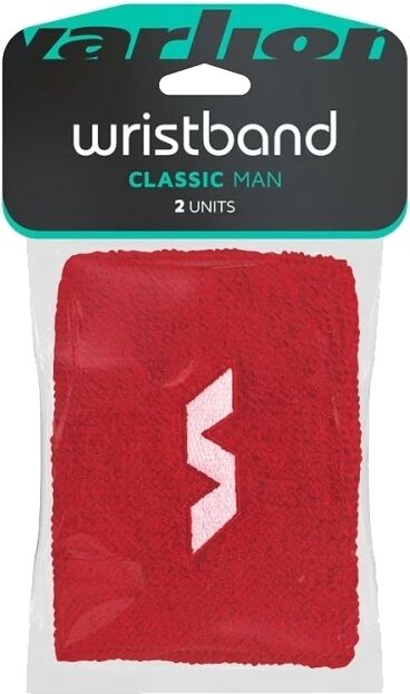 Varlion Classic Wristband x2 Red/White