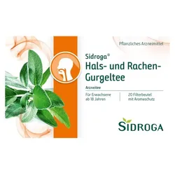 SIDROGA Hals- und Rachen-Gurgeltee Filterbeutel 20X2.5 g