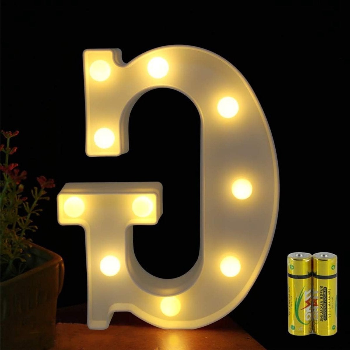 Verlichte Alphabet LED Letter Nachtlamp voor Kinderkamers