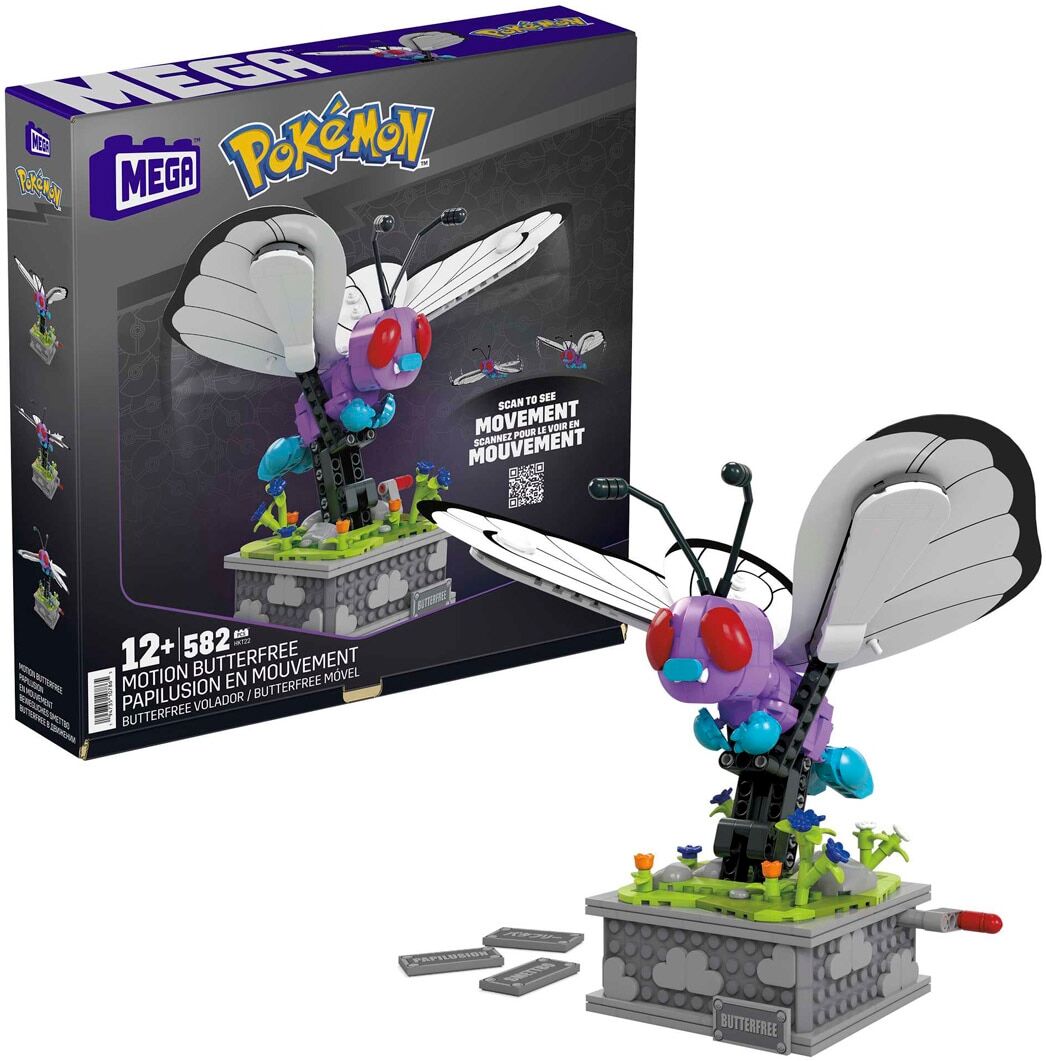 Mega Construx Bloques de construcción Pokémon Motion Butterfree .