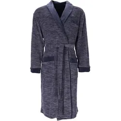 Vossen Herren-Bademantel Alberto blue M - 48/50