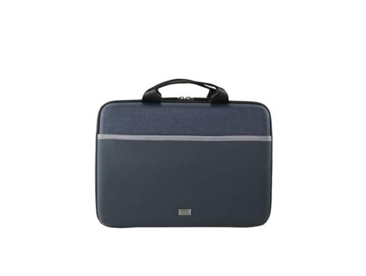 Hama Laptophoes 16,2 inch hardcase (met handvat, gewatteerde voering, ritssluiting, zak, tas, hoes, harde hoes) blauw