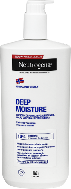 Neutrogena Hidratação Profunda Loção Hipoalergénica 750ml
