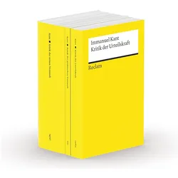 Die drei Kritiken: Kritik der praktischen Vernunft - Kritik der reinen Vernunft - Kritik der, Fachbücher von Immanuel Kant