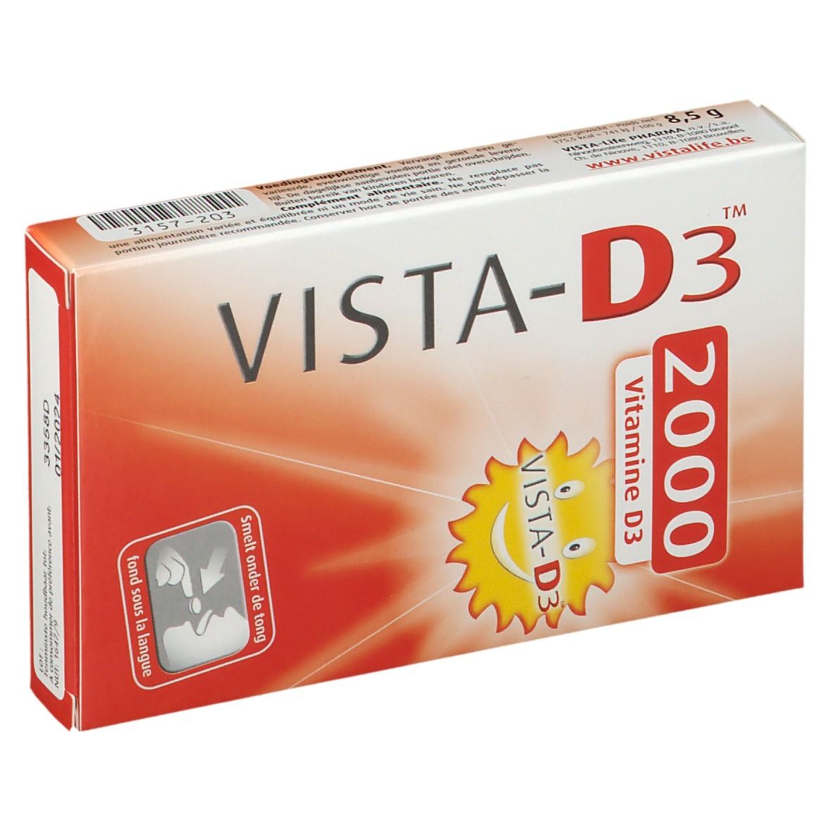 Vista-D3 2000 ok Nlfrende 60 St Schmelztabletten