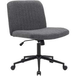 CLP Bürostuhl Kingman Stoff   Farbe: dunkelgrau, Material: Stoff