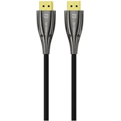 Unitek Kabel światłowodowy 8K Display Port 2.1 10m (10 m), Videokabel, Schwarz