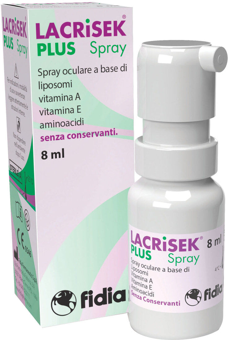 Fidia Lacrisek Plus Spray Oculare Senza Conservanti 8ml