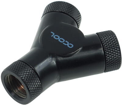 Alphacool HF Y-Verbinder - G1/4 drehbar - 3x Innengewinde - Deep...