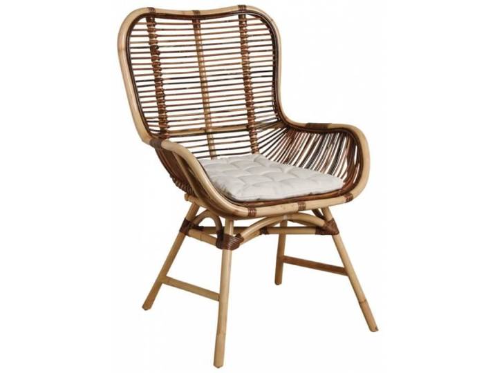 Fauteuil - Rotin - Croco - Marron - 1 place - Intérieur - Relaxation