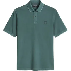 Marc O'Polo Herren Poloshirt -  POLO SHORT SLEEVE, Regular Fit, Piqué,  Baumwolle Grau (Skipping Stone) / M