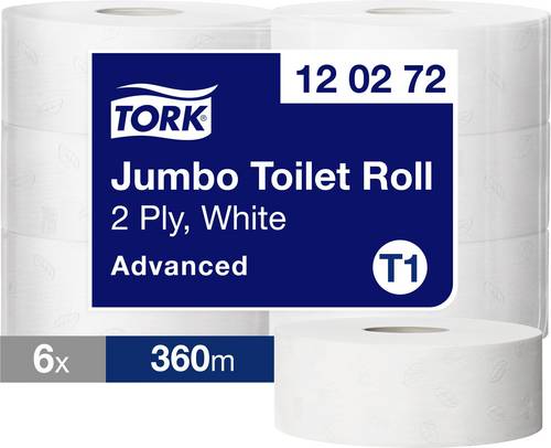 TORK Toilettenpapier Jumbo 120272 Weiß Anzahl der Lagen: 4 lagig 6St.