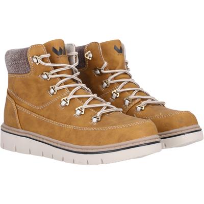 Winterboots WHISTLER "Naje W Boot", Damen, Gr. 40, gefüttert wärmend, gelb (wheat), Synthetik, Textil, Schuhe Winterboots, Winterstiefel, Schnürstiefel, Winterschuhe, Snowboots, gefüttert