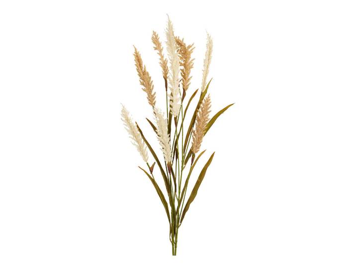 Kunstblume Decorative Grass, Grün, Beige, Kunststoff, 130 cm, Dekoration, Blumen & Blumentöpfe, Kunstblumen