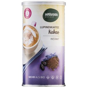 Naturata Lupinenkaffee Kakao Instant, Pulver, löslich, BIO, gluten- & koffeinfrei, vegan, in der Dose, 175 g