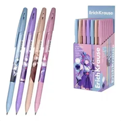 Kugelschreiber mit Manga-Motiv – 0,7 mm, blau, verschiedene Designs