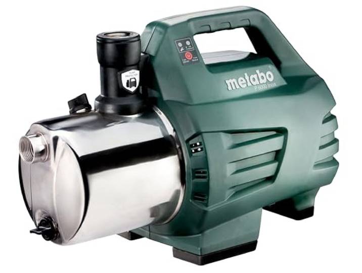 Metabo Tuinpomp P 6000 Inox (600966000) karton, nominaal vermogen: 1300 W, max. debiet: 6000 l/u, max. opvoerhoogte: 55 m