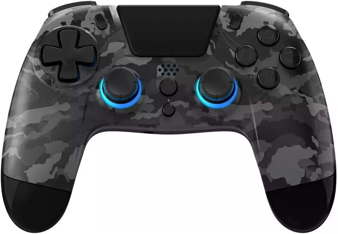 Gadcet Chadwell Heath Gioteck VX4+ PS4 Wireless RGB Controller - Dark Camo, New
