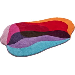 GRUND Badteppich KARIM RASHID Concept 21 rot-bleu 90x130 cm
