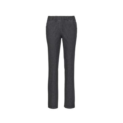 Regular-fit-Jeans GOLDNER "Baumwollhose mit Rundumdehnbund", Damen, Gr. 48, N-Gr, schwarz, Obermaterial: 75% Baumwolle CO. 23% Polyester PES. 2% Elasthan EL., normal, Jeans, Ohne