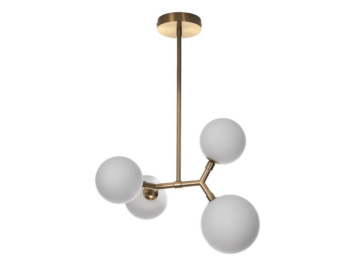 Lustre en acier finition laiton l40 p32 h65