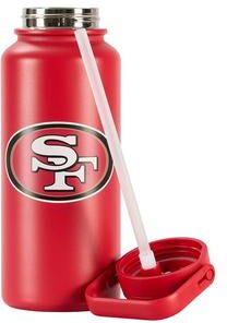 Sweet Home Collection NFL Big Logo Stainless Steel 32oz Flip Straw Water Bottle
