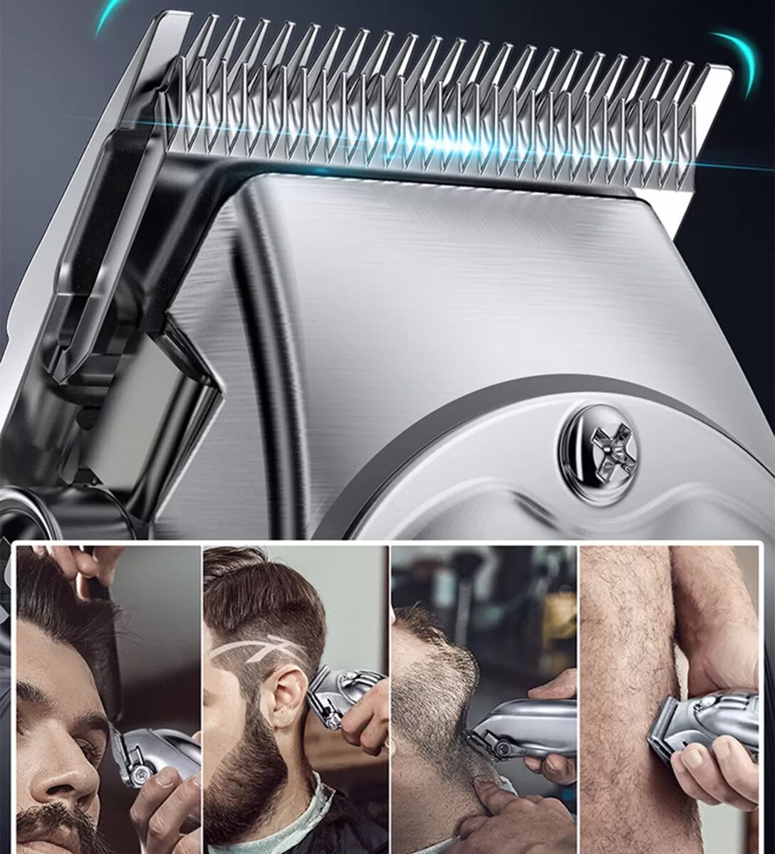 INF 2-in-1 Haarschneider & Trimmer Set - Professionelles Friseur-Pflegeset