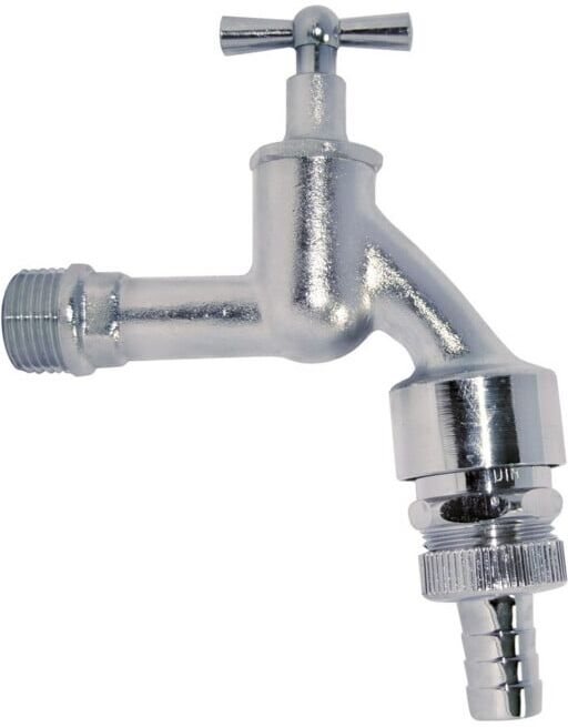 KIRCHHOFF MS Robinet de vidange à manette, chrome mat, 1/2