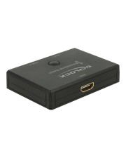 Delock Switch HDMI 2 1 bidirektional 4k 60 Hz Digital/Display/Video (18749)