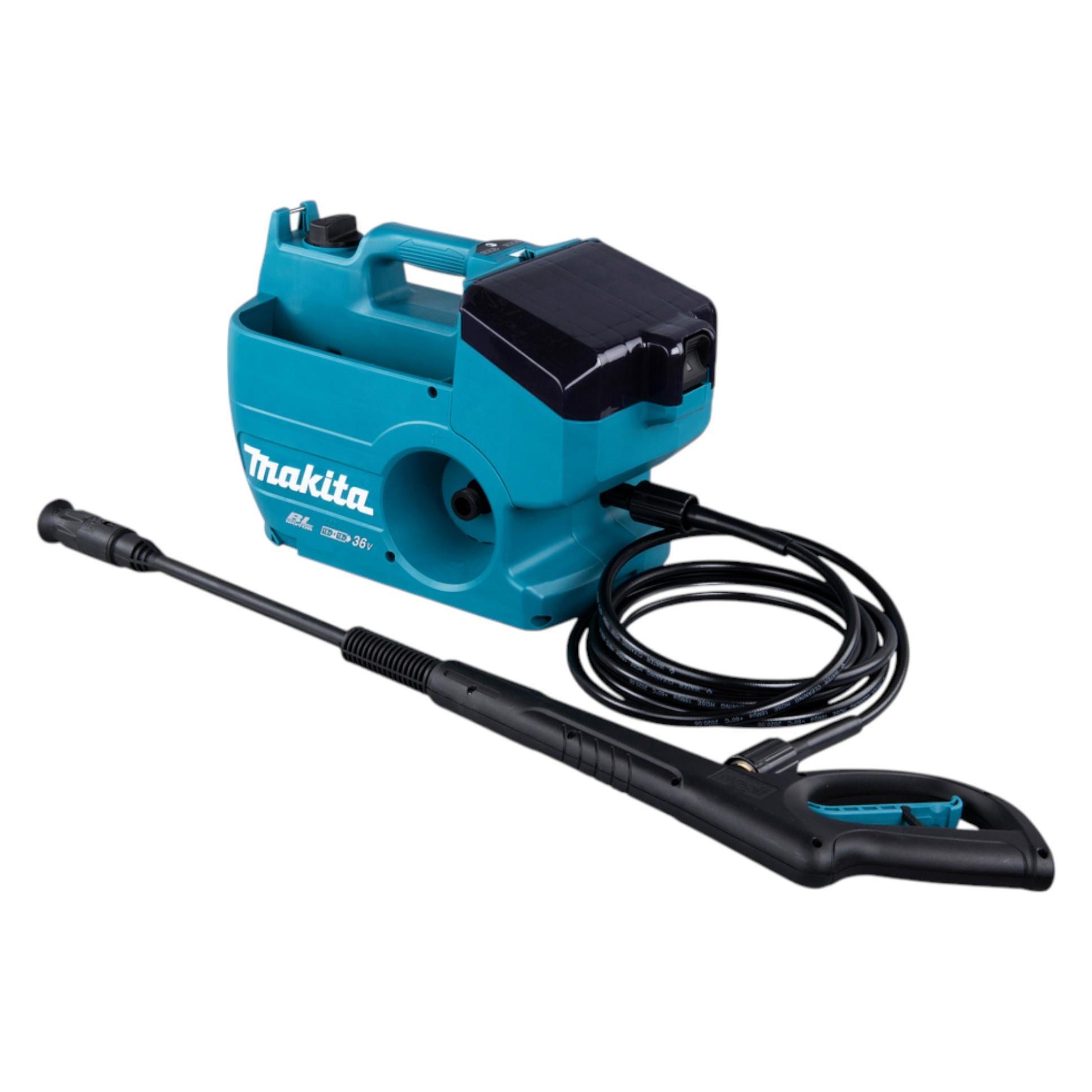 Makita DHW 080 PF4K Akku Hochdruckreiniger 36 V ( 2x 18 V ) 80 bar 380 l/h Brushless + 4x Akku 3,0 (Akkubetrieb) (57347282)