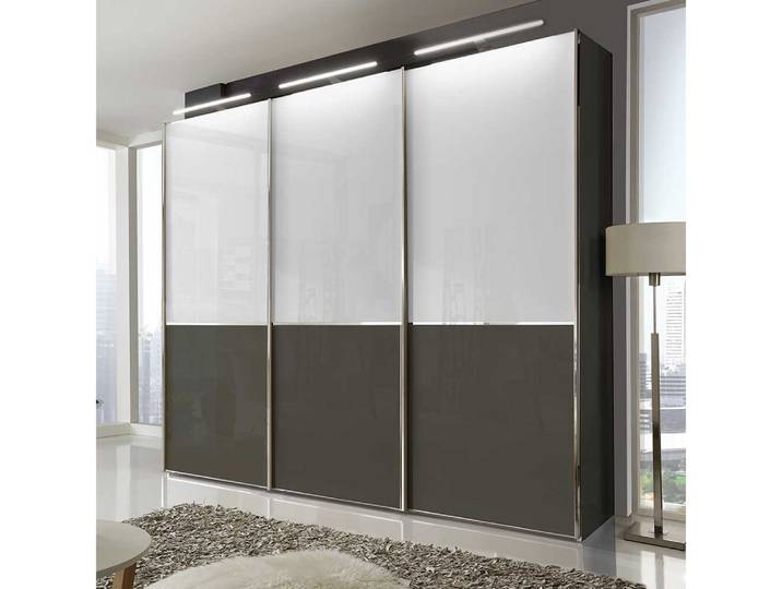 Pharao24 Kleiderschrank Bern mit LED Beleuchtung