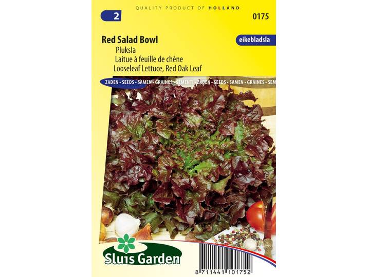 Sluis Garden - Pluksla Red Salad Bowl