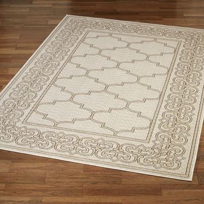 Touch of Class "Nobility Rectangle Rug Beige, 3'10"" x 5'5"", Beige"