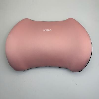 Inspire Select ComfortAlign Memory Foam Seat Cushion & Lumbar Support Pillow Breathable Office & Home Back Relief Pad pink