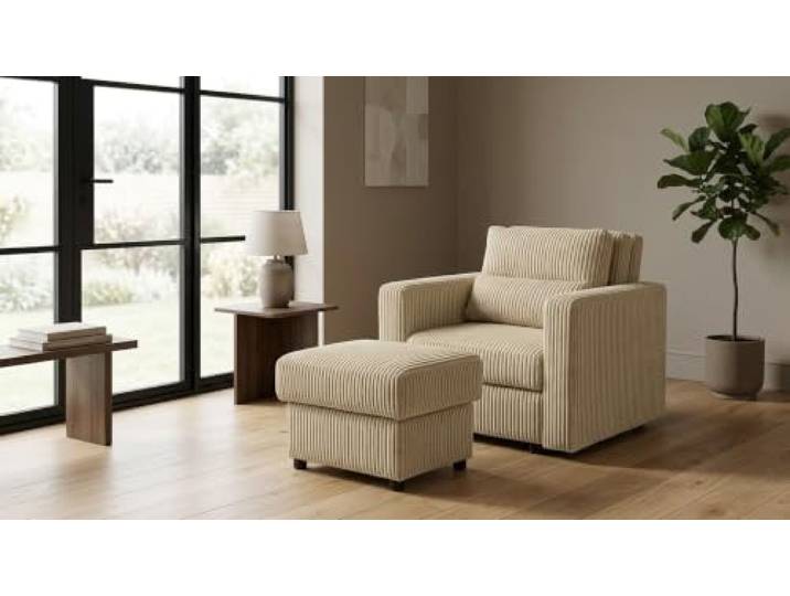 Family Meble Schlafsessel Komo Apollo mit Hocker – Variante Apollo 3